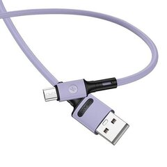 USB/Lightning кабель USAMS, фиолетовый, 100 см цена и информация | Кабели для телефонов | hansapost.ee
