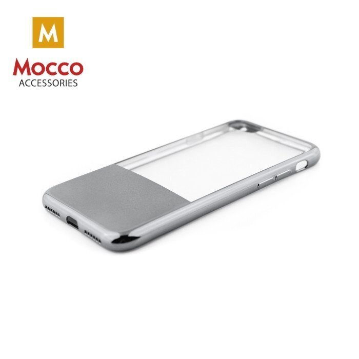 Mocco ElectroPlate Half Silicone Case for Samsung G950 Galaxy S8 Silver цена и информация | Telefonide kaitsekaaned ja -ümbrised | hansapost.ee