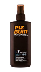 Päikesekaitse kehasprei Piz Buin Moisturizing SPF15 200 ml hind ja info | Piz Buin Parfüümid, lõhnad ja kosmeetika | hansapost.ee