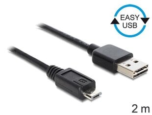 Delock 83367, Easy USB-A/Micro USB, 2 м цена и информация | Кабели и провода | hansapost.ee