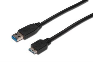 Assmann AK-300116-018-S, USB-A/Micro USB-B, 1.8 m hind ja info | Juhtmed ja kaablid | hansapost.ee