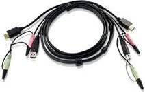 Aten 2L-7D02UH, DVI/USB, 2 m цена и информация | Juhtmed ja kaablid | hansapost.ee