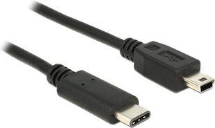 Delock 83603, USB-C/Mini USB-B, 1 м цена и информация | Кабели и провода | hansapost.ee