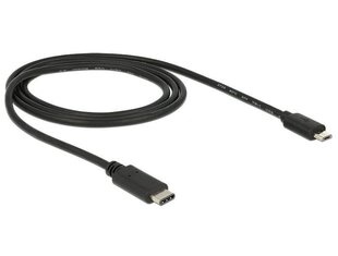 Delock 83602, USB-C/Micro USB, 1 m цена и информация | Кабели и провода | hansapost.ee