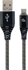 Gembird CC-USB2B-AMCM-2M-BW цена и информация | Кабели и провода | hansapost.ee