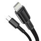 Baseus USB Type C - Lightning cable Power Delivery fast charge 20 W 2 m black (CATLGD-A01) цена и информация | Mobiiltelefonide kaablid | hansapost.ee