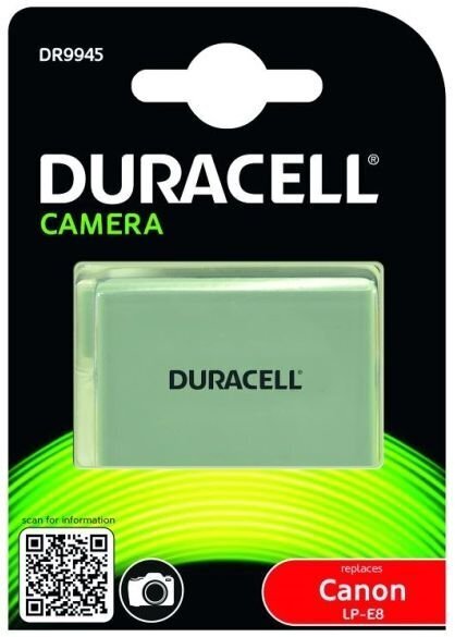 Duracell aku, analoog Canon LP-E8, 1020mAh цена и информация | Fotoaparaatide akud ja patareid | hansapost.ee