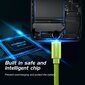 Swissten Textile Fast Charge 3A Lighthing (MD818ZM/A) Data and Charging Cable 2m Green цена и информация | Juhtmed ja kaablid | hansapost.ee