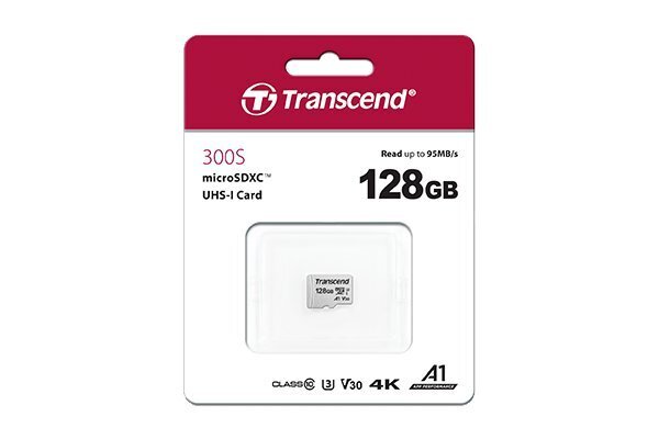 Transcend TS128GUSD300S-A hind ja info | Mälukaardid mobiiltelefonidele | hansapost.ee