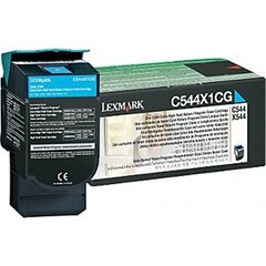 Тонер Lexmark C544, X544 CYAN 4K цена и информация | Картриджи и тонеры | hansapost.ee