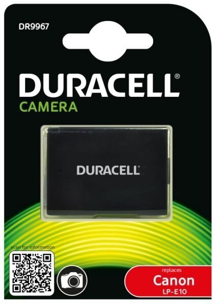 Duracell aku, analoog Canon LP-E10, 1020mAh hind ja info | Fotoaparaatide akud ja patareid | hansapost.ee