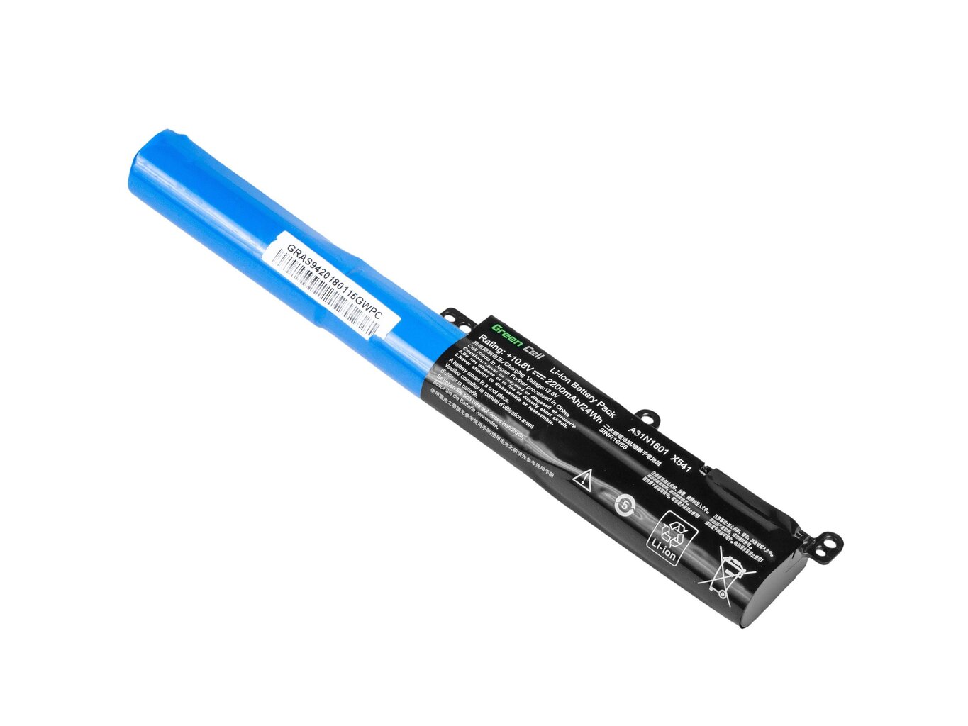 Sülearvuti aku Green Cell Laptop Battery for Asus R541N R541S R541U Asus Vivobook Max F541N F541U X541N X541S X541U hind ja info | Sülearvuti akud | hansapost.ee