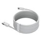 USB-kaabli komplekt Baseus Simple Wisdom Data Cable Kit USB to Type-C 5A (2PCS/Set) 1.5m valge TZCATZJ-02 hind ja info | Mobiiltelefonide kaablid | hansapost.ee