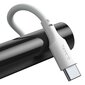 USB-kaabli komplekt Baseus Simple Wisdom Data Cable Kit USB to Type-C 5A (2PCS/Set) 1.5m valge TZCATZJ-02 цена и информация | Mobiiltelefonide kaablid | hansapost.ee