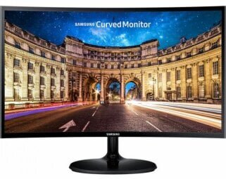 27" nõgus Full HD monitor Samsung LC27F390FHRXEN hind ja info | Monitorid | hansapost.ee