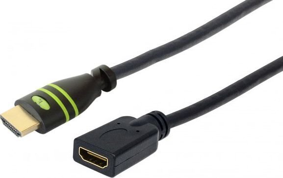 Kaabli pikendus Techly HDMI M/F Ethernet 4K60Hz, 0,2 m hind ja info | Juhtmed ja kaablid | hansapost.ee