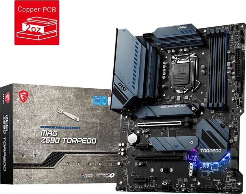 MSI Mag Z590 Torpedo hind ja info | Emaplaadid | hansapost.ee