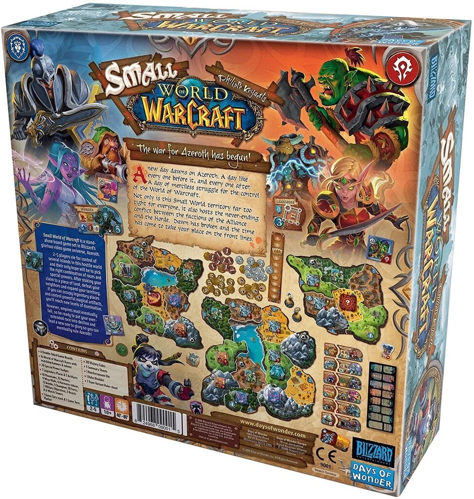 Small World of Warcraft - Board game (English) цена и информация | Lauamängud ja mõistatused perele | hansapost.ee