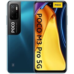 Телефон Poco M3 Pro 5G, 128GB, Dual SIM, Cool Blue цена и информация | Мобильные телефоны | hansapost.ee