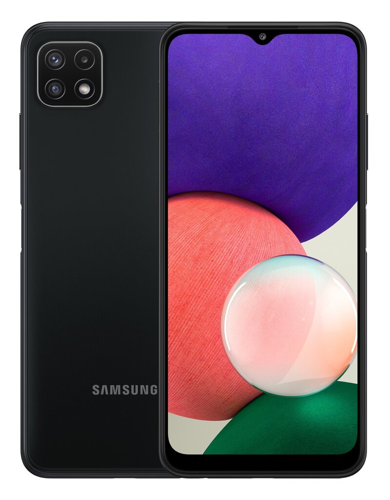 Samsung Galaxy A22 4G Dual-Sim 4/128GB Black SM-A225FZK цена и информация | Telefonid | hansapost.ee