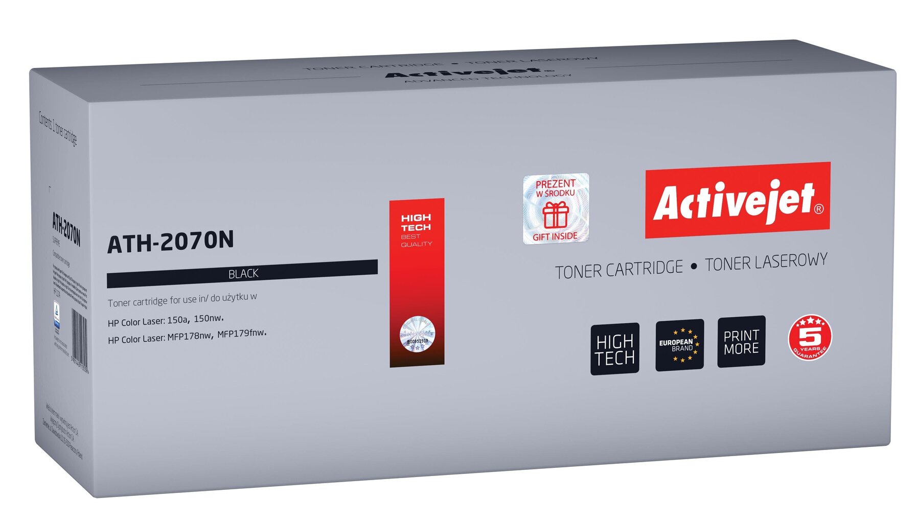 Toneris Activejet ATH-2070N suderinama su HP spausdintuvams HP 117A 2070A, juoda цена и информация | Laserprinteri toonerid | hansapost.ee