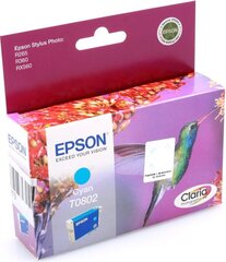 Originaalne Tindikassett Epson T0802 Fuksiinpunane hind ja info | Tindiprinteri kassetid | hansapost.ee
