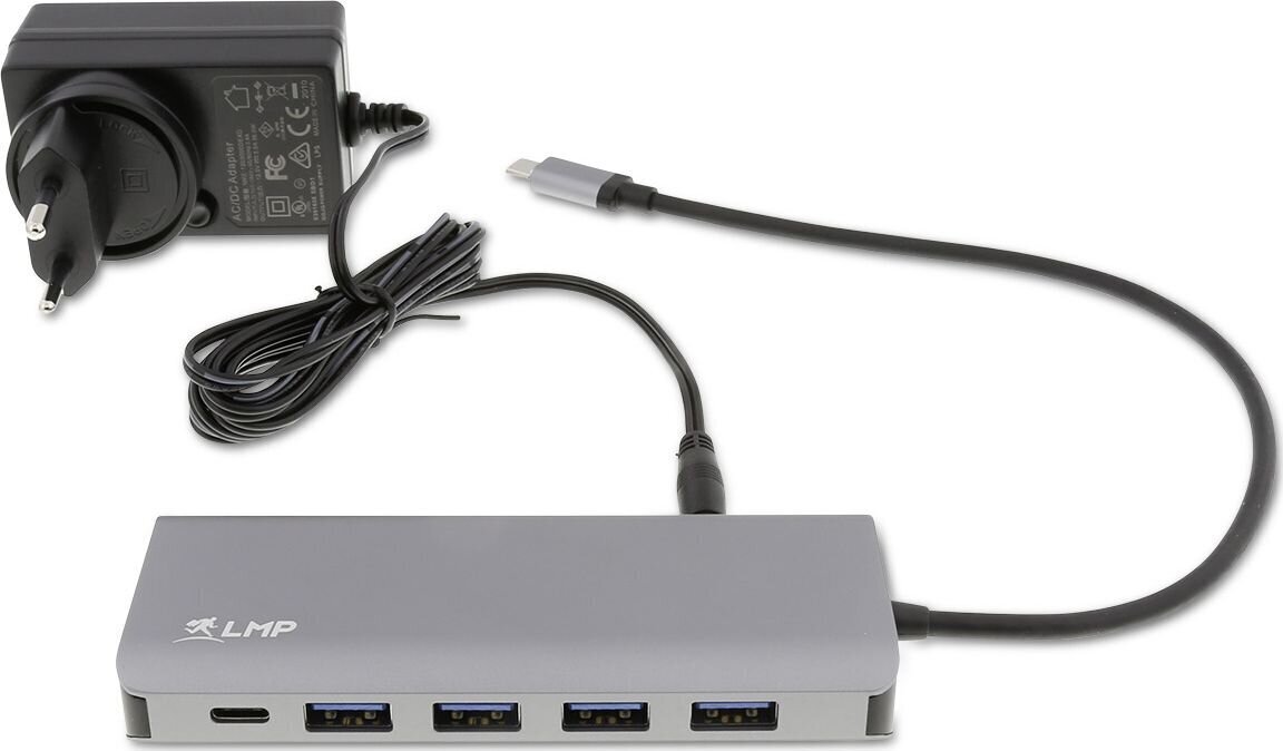 LMP LMP-USBC-UHUB-SG цена и информация | USB adapterid ja jagajad | hansapost.ee