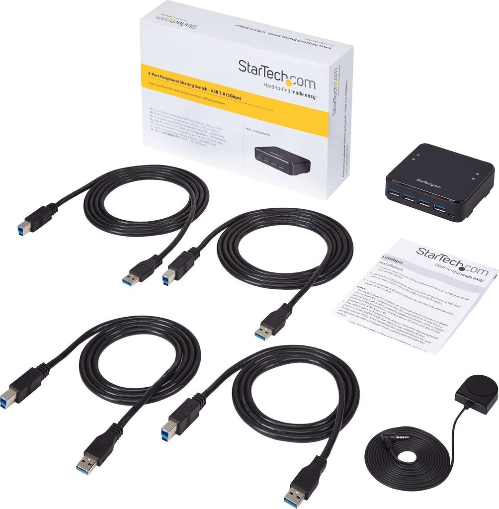 StarTech HBS304A24A hind ja info | USB adapterid ja jagajad | hansapost.ee