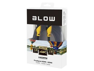 Blow 92-656, HDMI, 5 м цена и информация | Кабели и провода | hansapost.ee