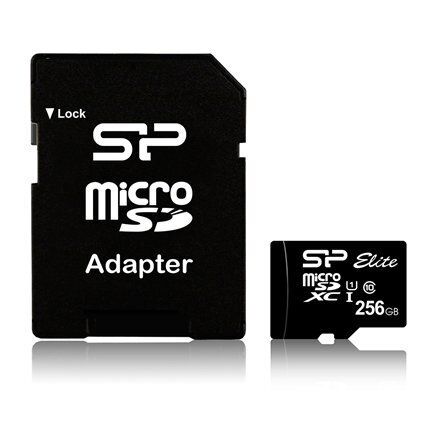 Mälukaart Silicon Power Elite 256 GB, micro SDXC, цена и информация | Mälukaardid mobiiltelefonidele | hansapost.ee