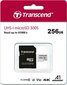 Mälukaart Transcend Micro SDXC 256GB W/ADAP/C10 TS256GUSD300S-A цена и информация | Mälukaardid mobiiltelefonidele | hansapost.ee