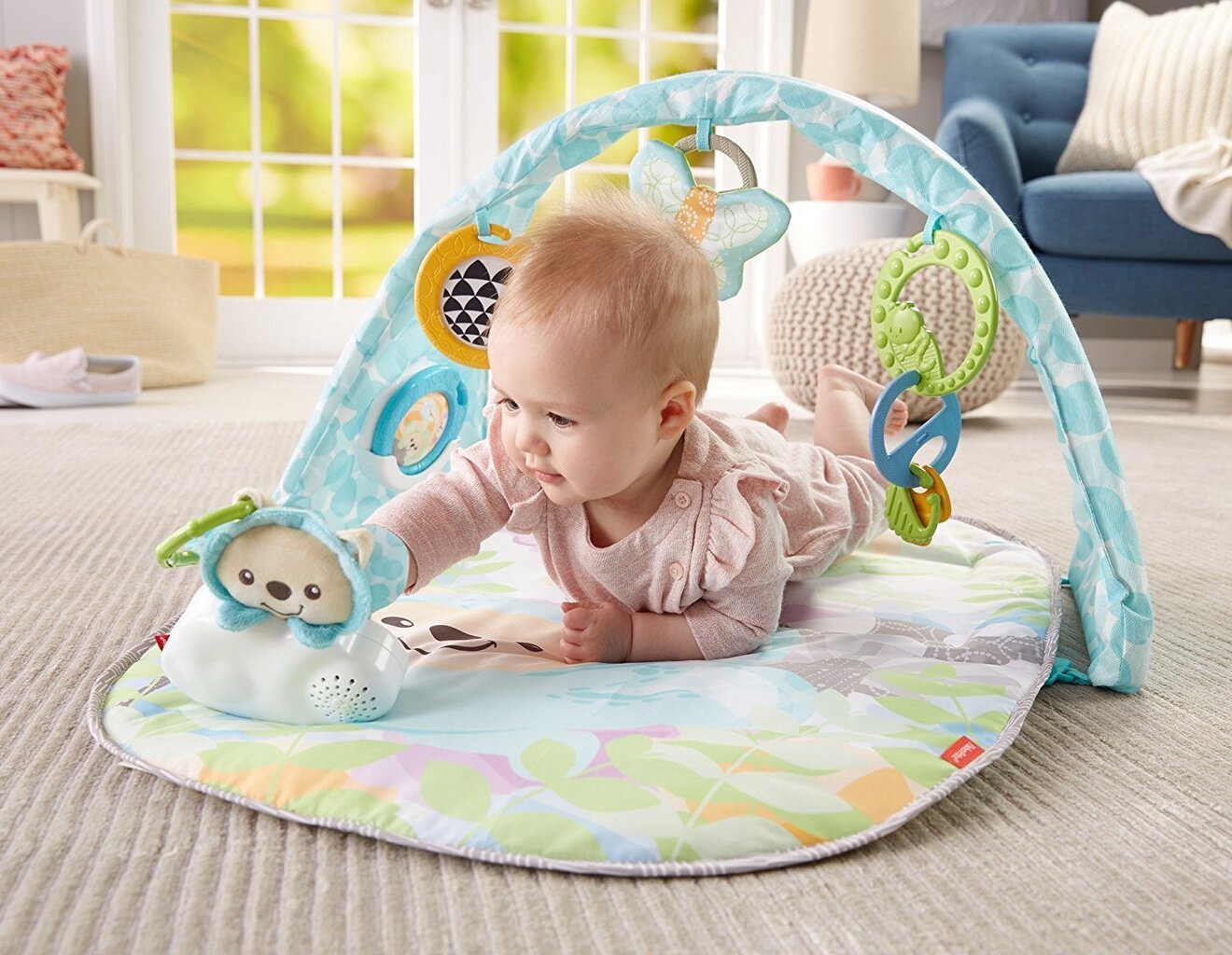 Muusikaline tegelustekk Fisher Price "Butterfly Dreams" hind ja info | Arendavad tegelusmatid | hansapost.ee