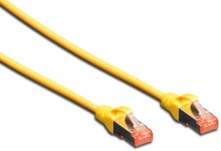 Digitus DK-1644-005-Y-10, RJ45, 0.5 м, 10 шт. цена и информация | Кабели и провода | hansapost.ee