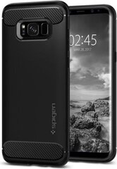 Чехол Spigen Rugged Armor Galaxy S8, чёрный цена и информация | Spigen Телефоны и аксессуары | hansapost.ee