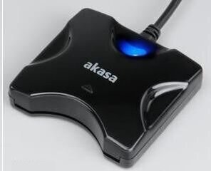 Akasa AK-CR-03BK цена и информация | Адаптеры, USB-разветвители | hansapost.ee