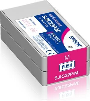 Tindikassett Epson SJIC22P(M), punane hind ja info | Tindiprinteri kassetid | hansapost.ee