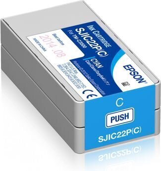 Tindikassett Epson SJIC22P(C), punane hind ja info | Tindiprinteri kassetid | hansapost.ee