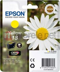 Epson C13T18044010 hind ja info | Tindiprinteri kassetid | hansapost.ee