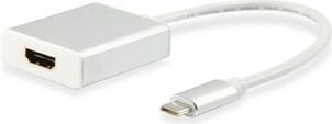 Equip 133452, USB-C/HDMI, 15 cm hind ja info | Juhtmed ja kaablid | hansapost.ee