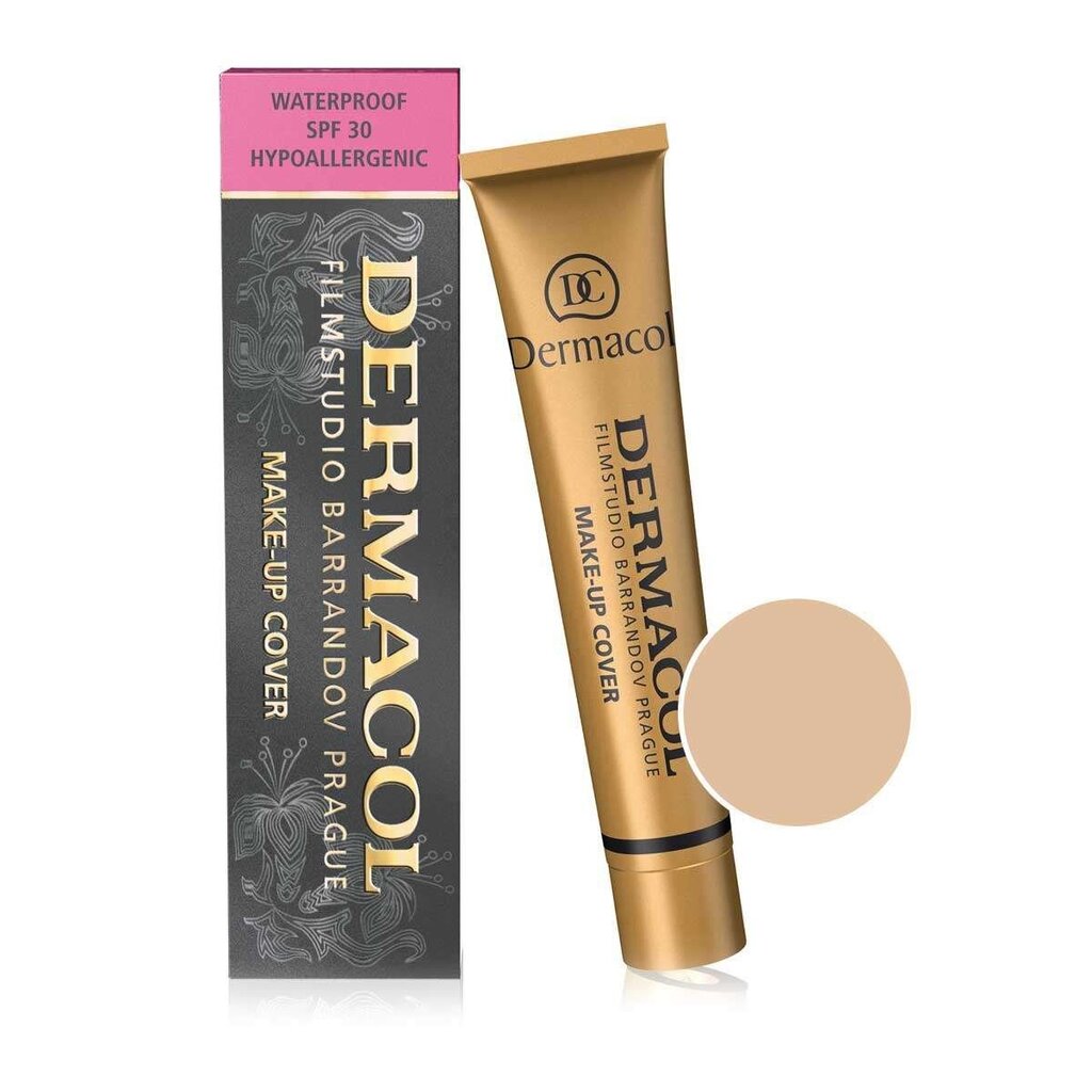 Tugevalt kattev jumestuskreem Dermacol Make-Up Cover SPF30 210, 30 g цена и информация | Jumestuskreemid ja puudrid | hansapost.ee