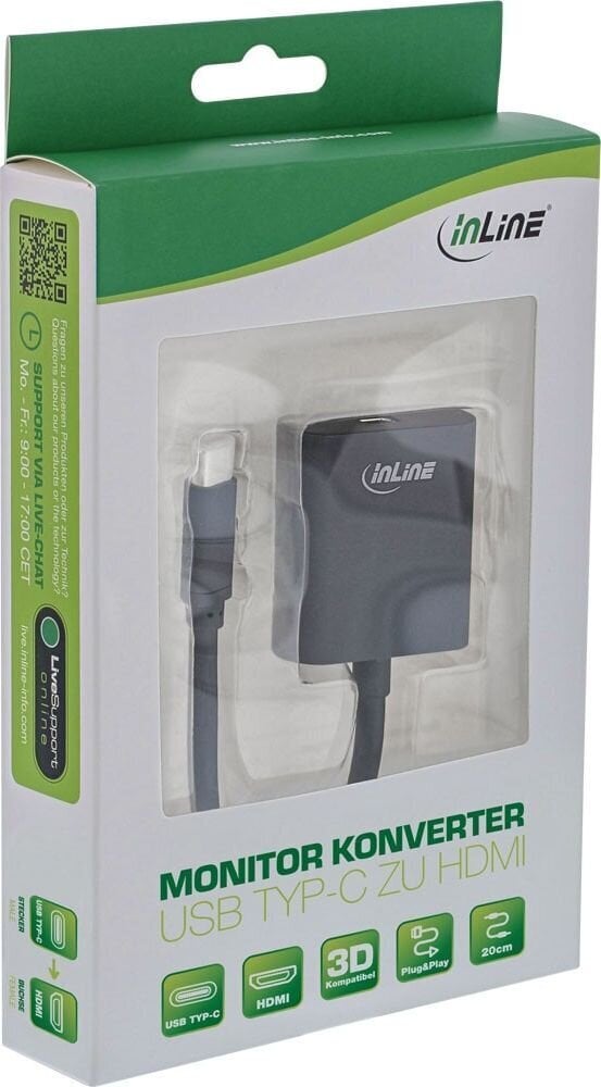 InLine 64101B цена и информация | USB adapterid ja jagajad | hansapost.ee