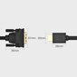 Ugreen HD106 HDMI - DVI -kaabel, 4K, 1 m, must hind ja info | Juhtmed ja kaablid | hansapost.ee