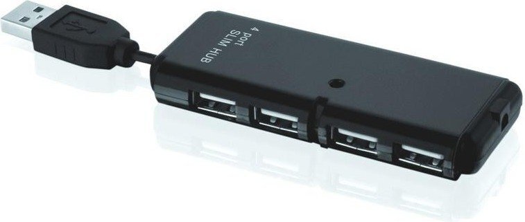 Usb jaotur ibox, 4 porti цена и информация | USB adapterid ja jagajad | hansapost.ee