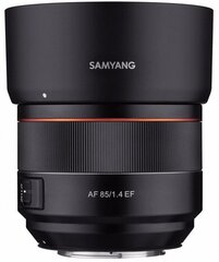 Объектив Samyang AF 85мм f/1.4 для Canon цена и информация | Samyang Мобильные телефоны, Фото и Видео | hansapost.ee