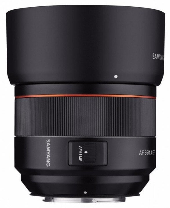 Samyang AF 85mm f/1.4 objektiiv Canonile hind ja info | Fotoaparaatide objektiivid | hansapost.ee