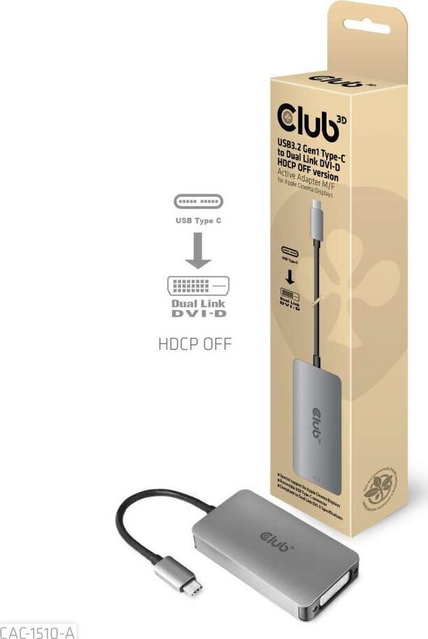 Club 3D CAC-1510-A hind ja info | USB adapterid ja jagajad | hansapost.ee