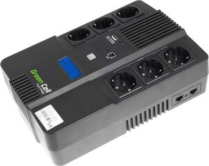 Green Cell UPS AIO 600VA 360W цена и информация | ИБП Alantec 1000VA LINE-INTERACTIVE | hansapost.ee