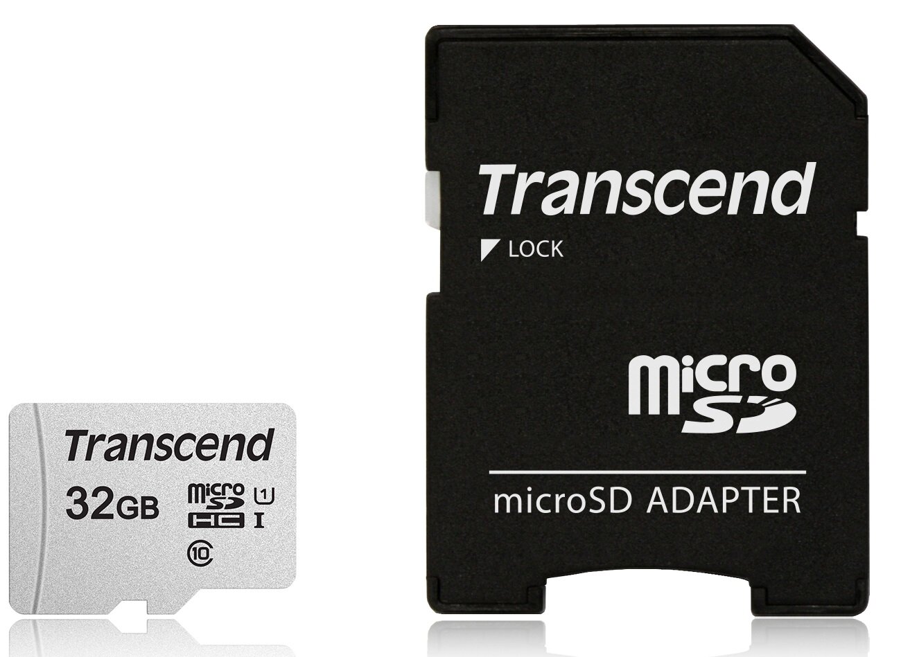 MEMORY MICRO SDHC 32GB W/ADAPT/C10 TS32GUSD300S-A TRANSCEND цена и информация | Mälukaardid mobiiltelefonidele | hansapost.ee