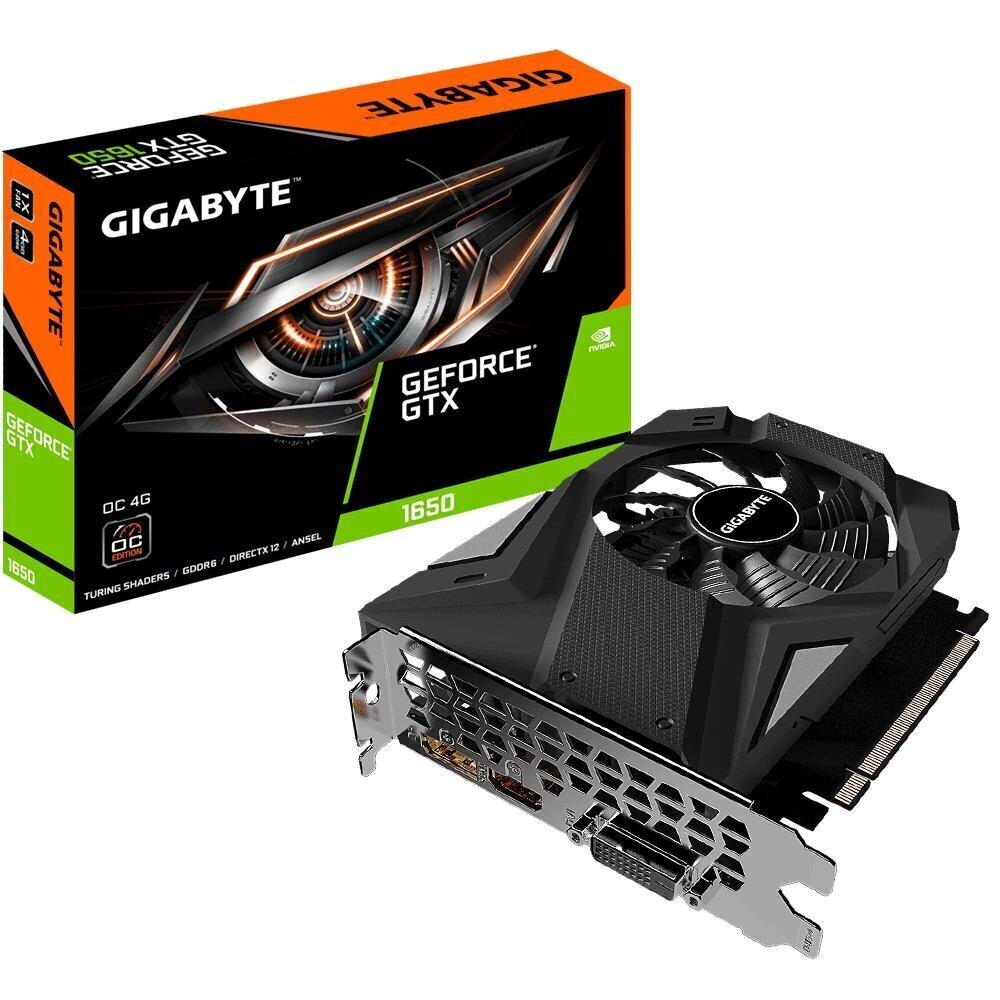 Gigabyte GeForce GTX 1650 OC 4G hind ja info | Videokaardid | hansapost.ee