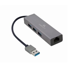 Адаптер Cablexpert A-AMU3-LAN-01 цена и информация | Адаптеры, USB-разветвители | hansapost.ee